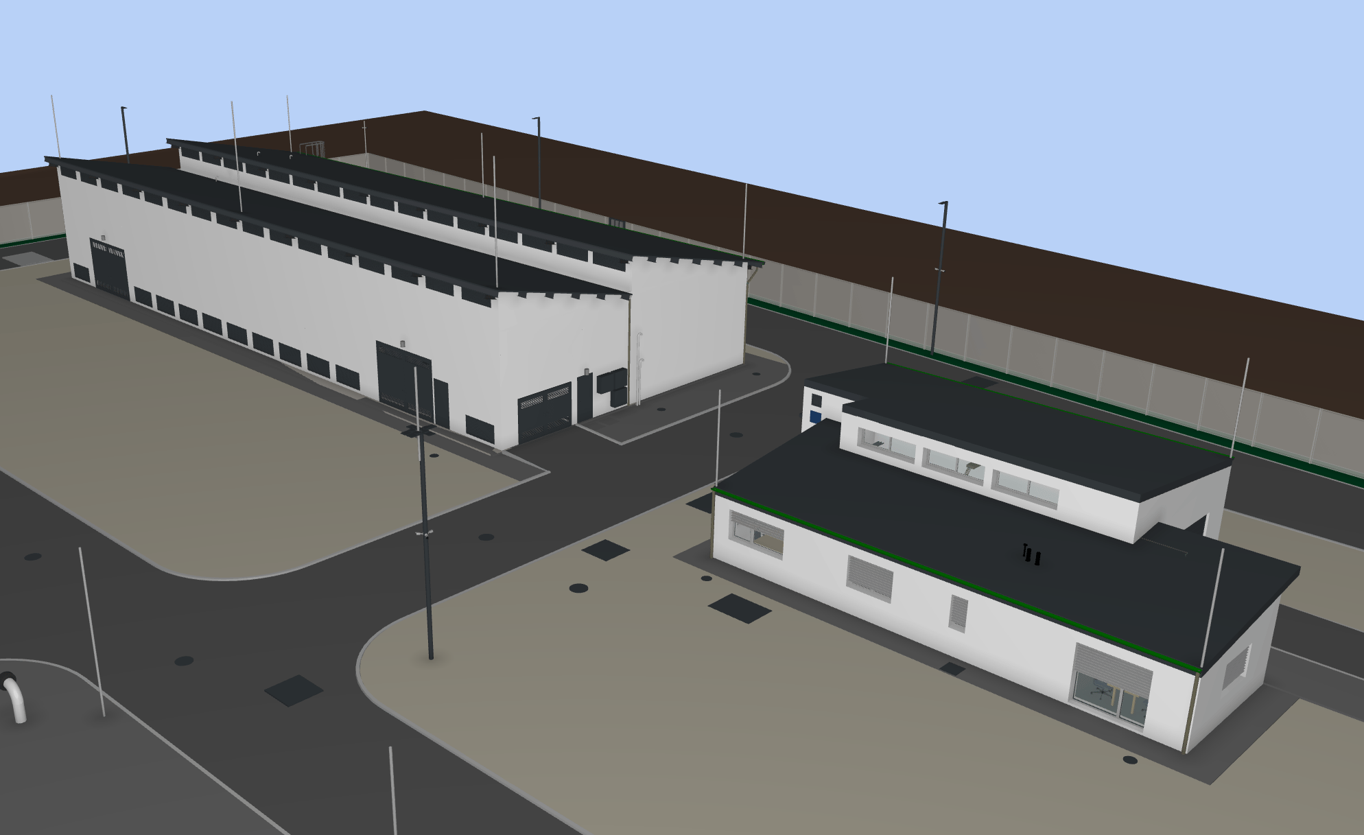 BIM model industrijskega objekta